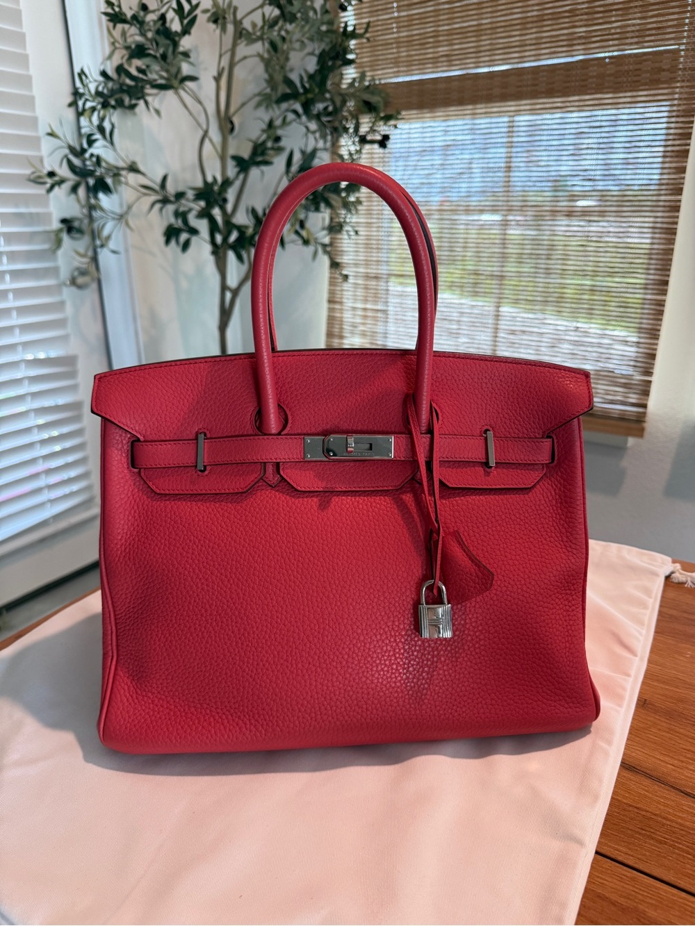 Hermes birkin 35 bougainvillea